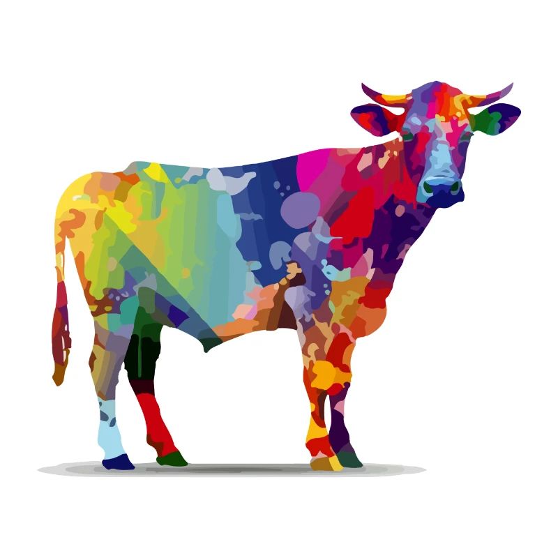Aka la vache multicolore