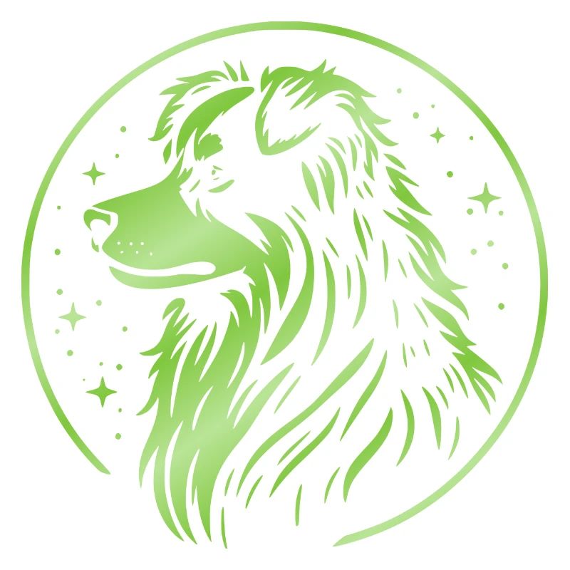 Dream dog Aussie green