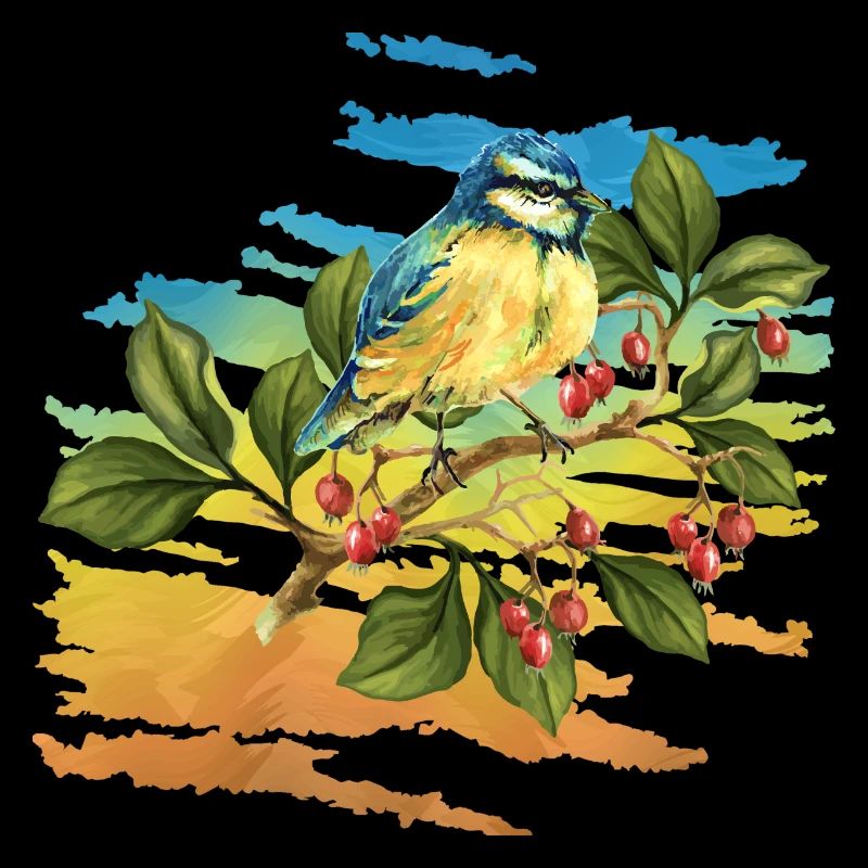 Oiseau coloré