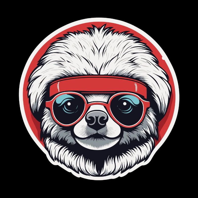 Sloth Christmas Drawing
