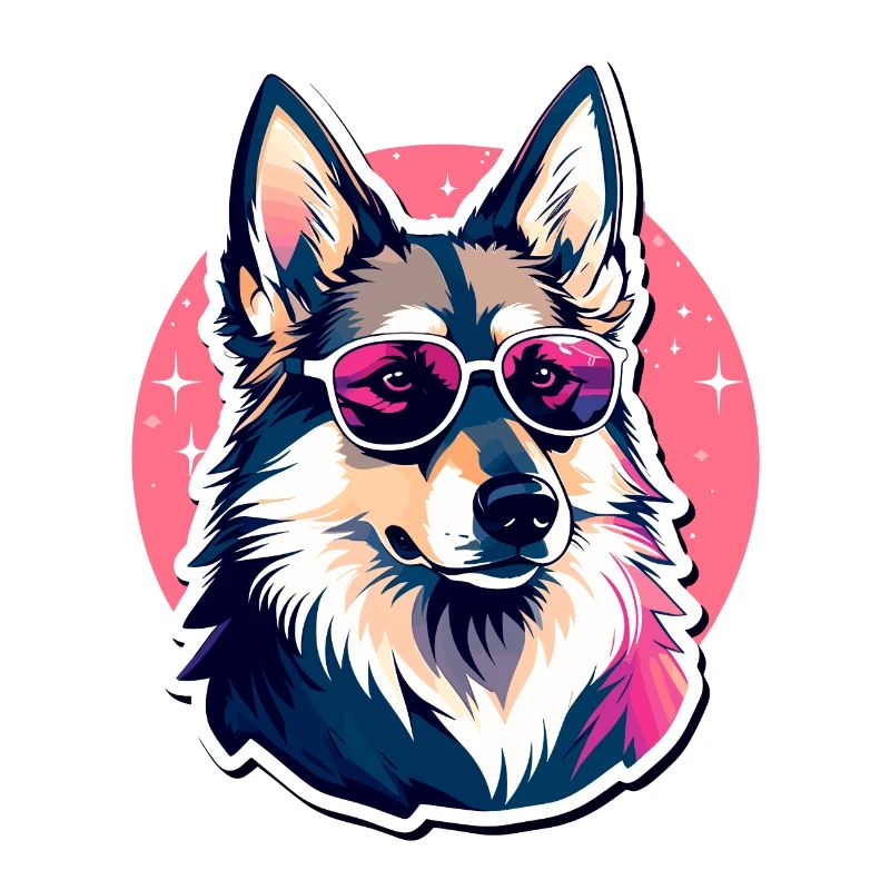 German Shepherd Illustration