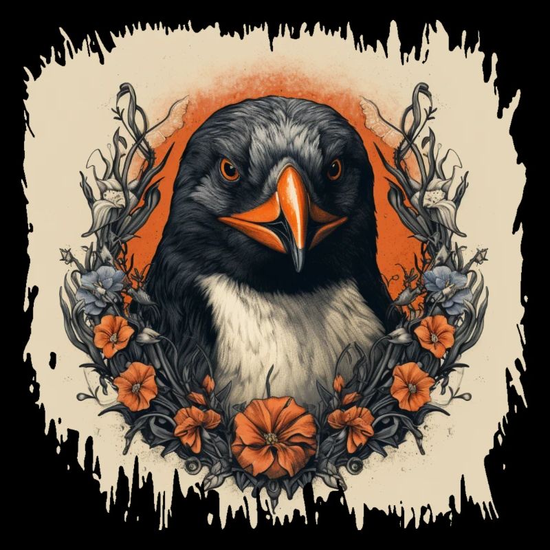 dancing penguin present statement cool