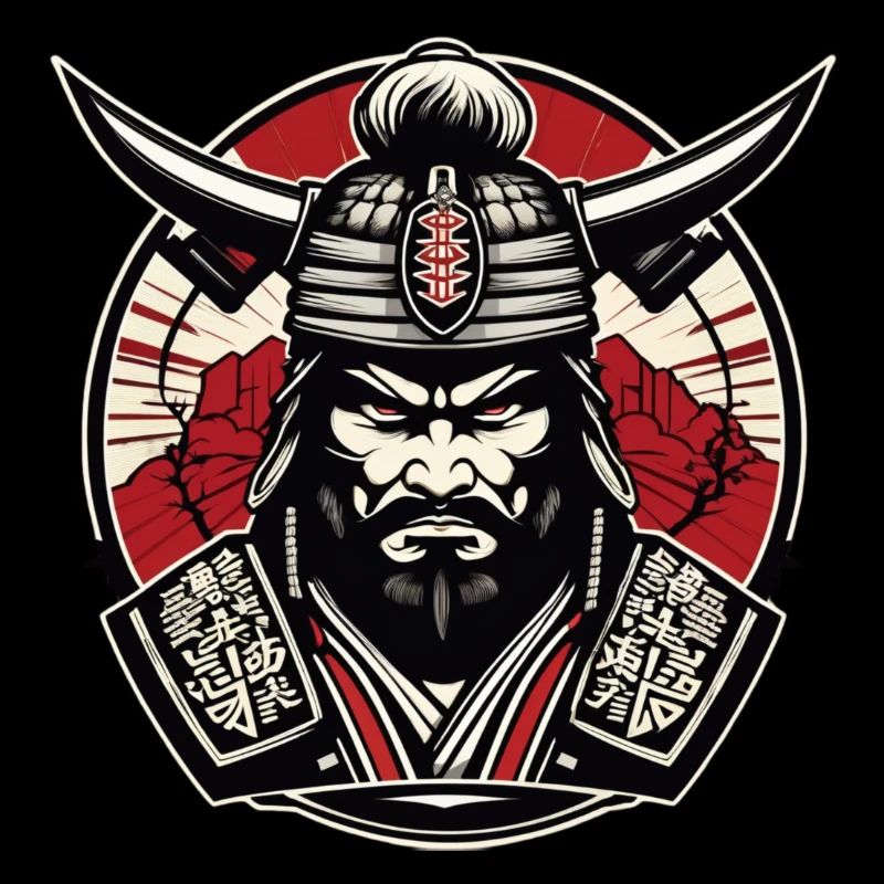 Samurai Gym Logo , Samurai Motiv , Samurai Design