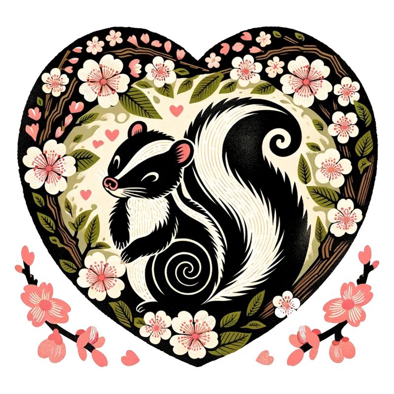 Spring Skunk Cherry Blossoms