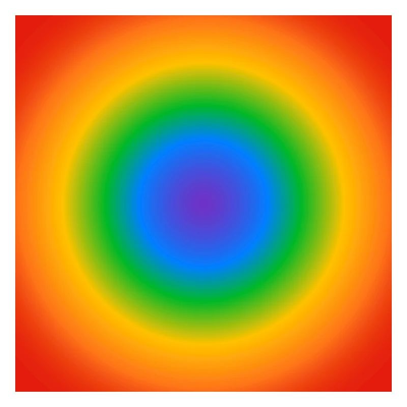 Rainbow Circle Gradient Colors Pride Merch