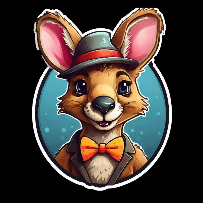 Funny Comic Kangaroo