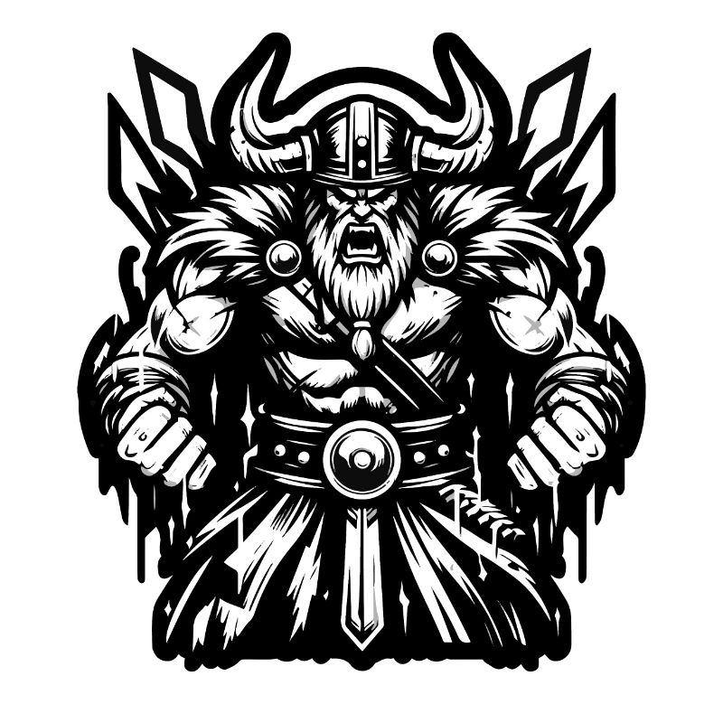 Mächtiger Wikingerkrieger Version 2