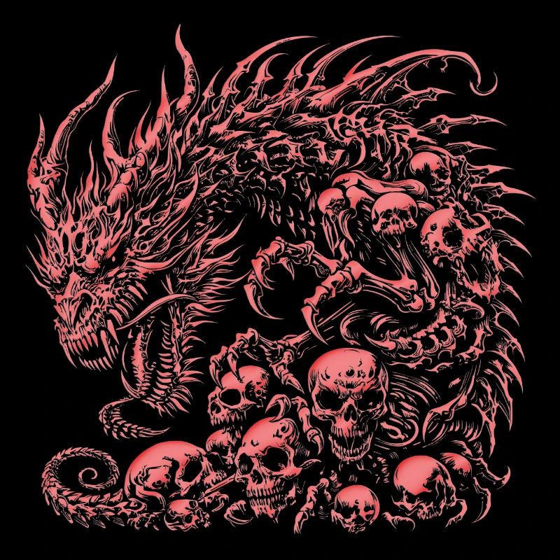 Fantasy Dragon Anime Dragon head Mythical reptile magic
