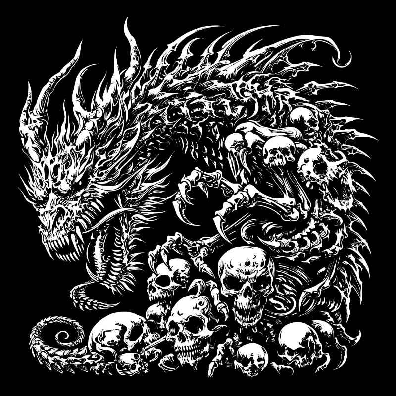 Fantasy Dragon Anime Dragon head Mythical reptile magic