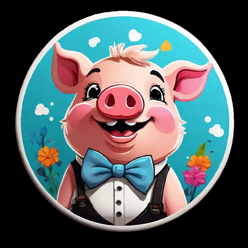 Bande dessinée cochon drôle