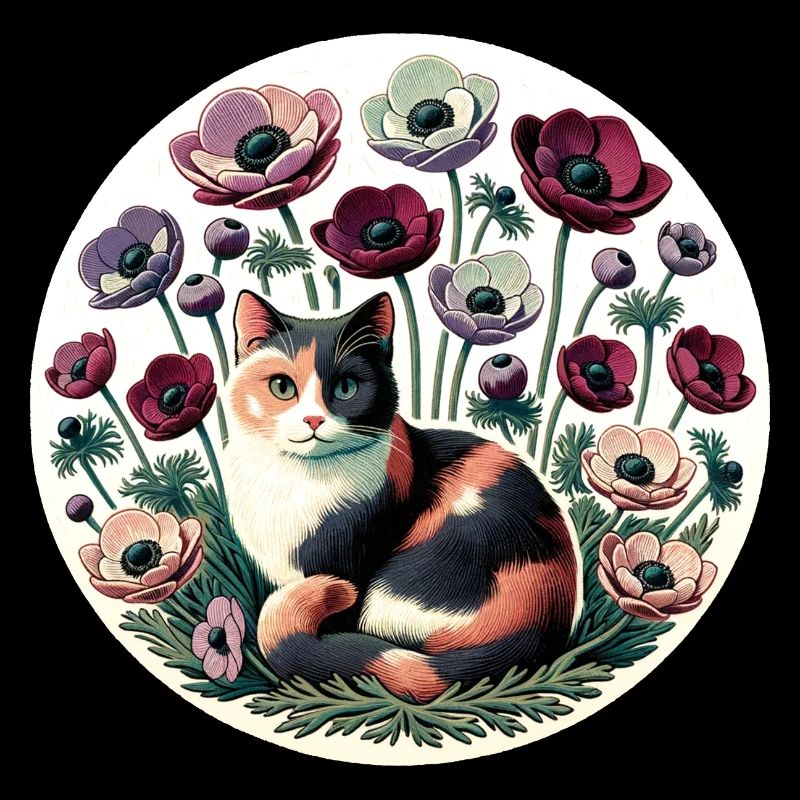 Chat calicot