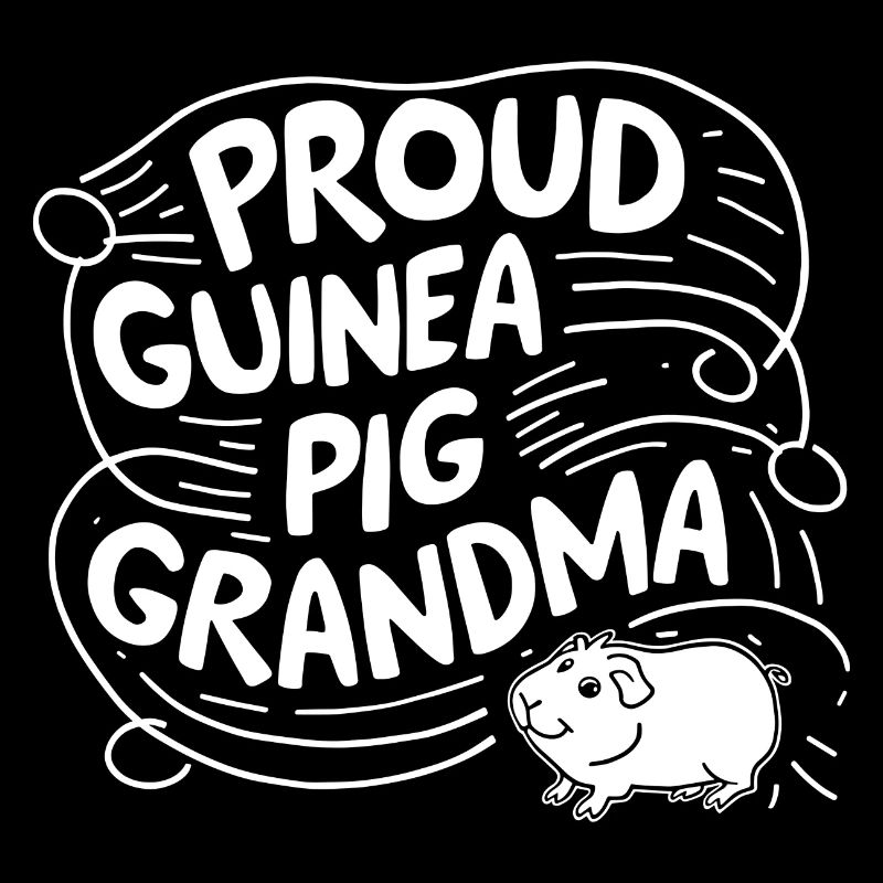 Fière grand-mère cochon d’Inde