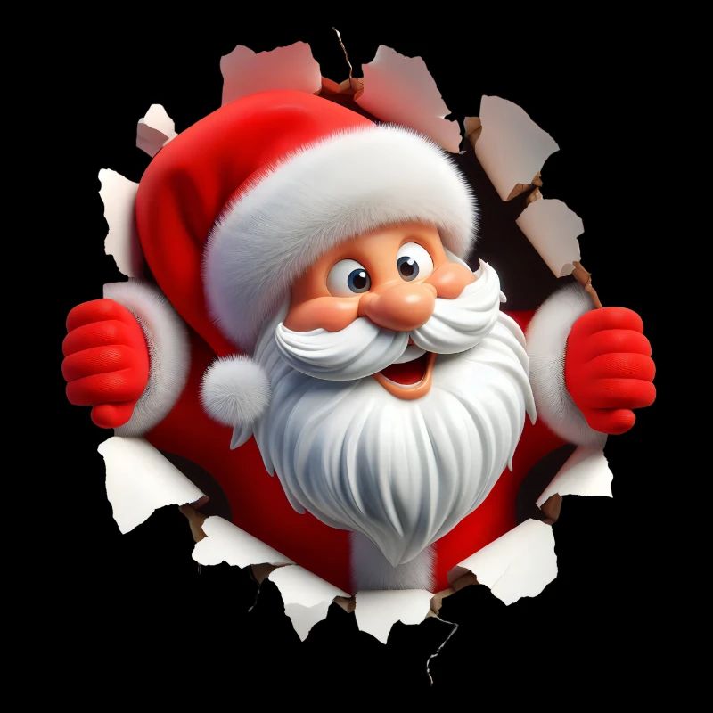 Santa in the hole from the front 3