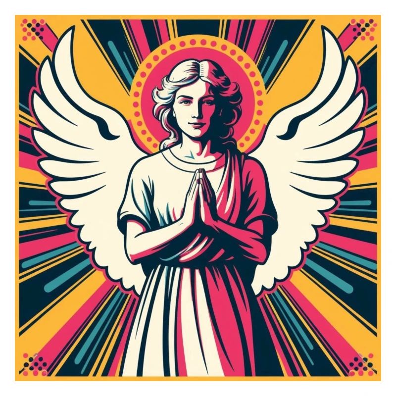 Schutzengel Pop-Art