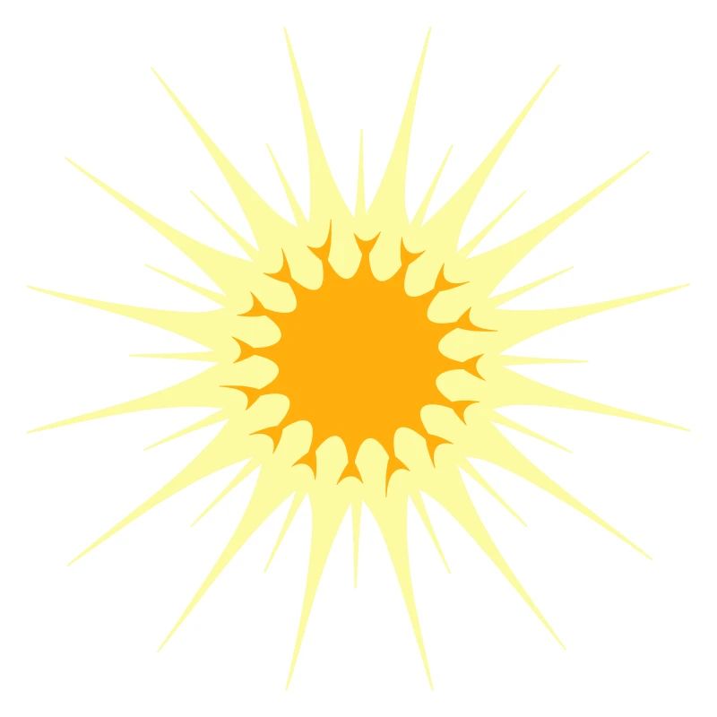 Bright Sun Rays Summer Glow Light Warmth