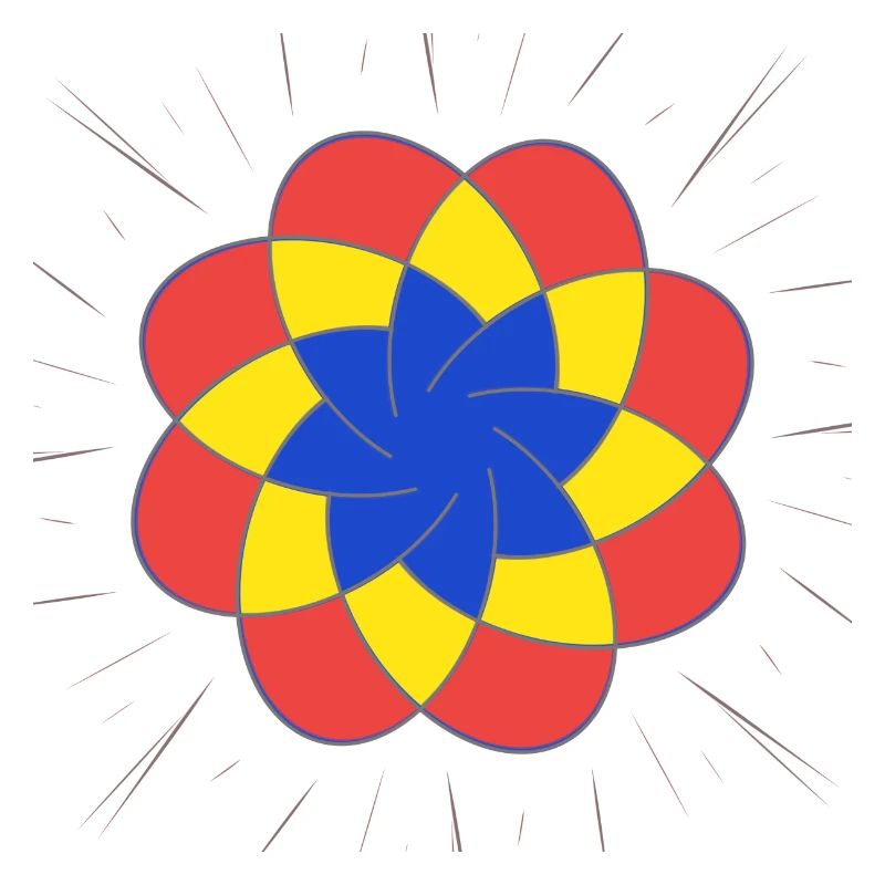 Abstract with a pattern