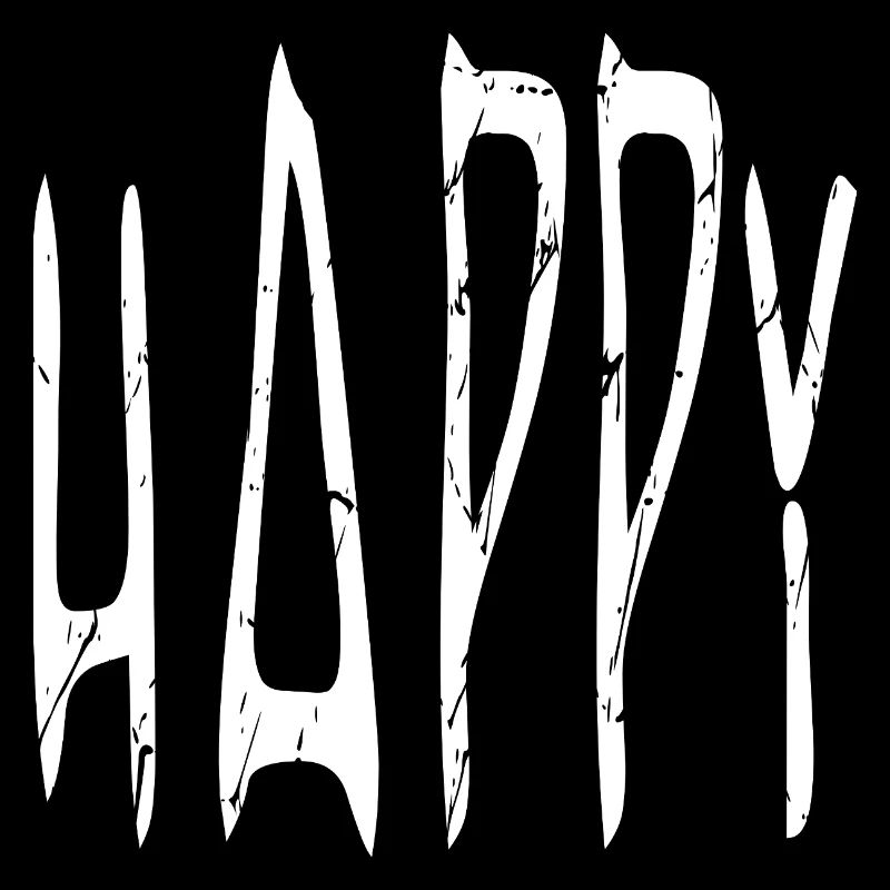 Joy Rough Typographic Pattern