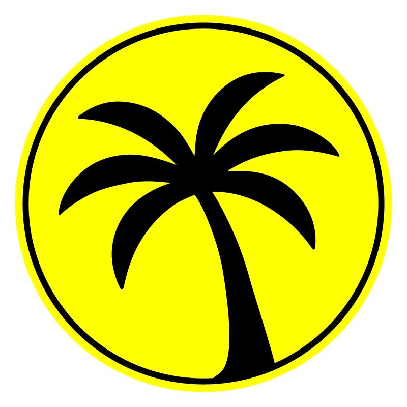 Plage de l’icône de palmier