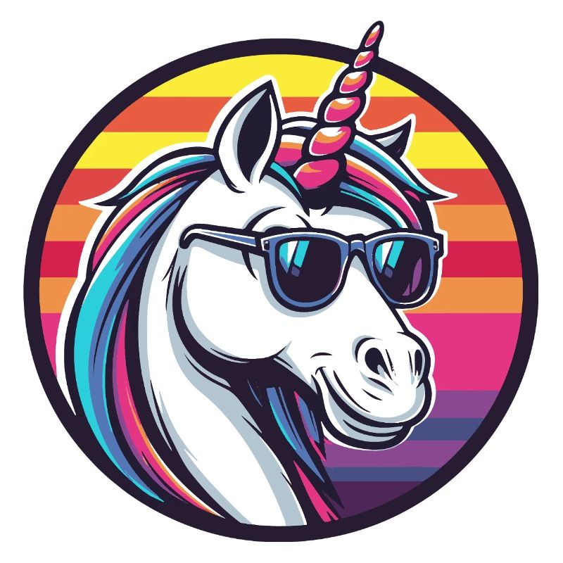 Einhorn Cool Comic