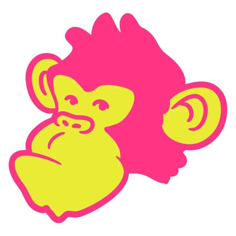 Cool monkey head