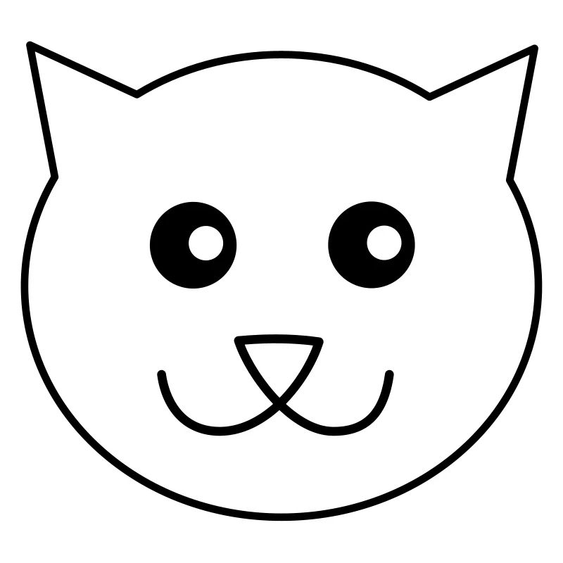 Visage de chat