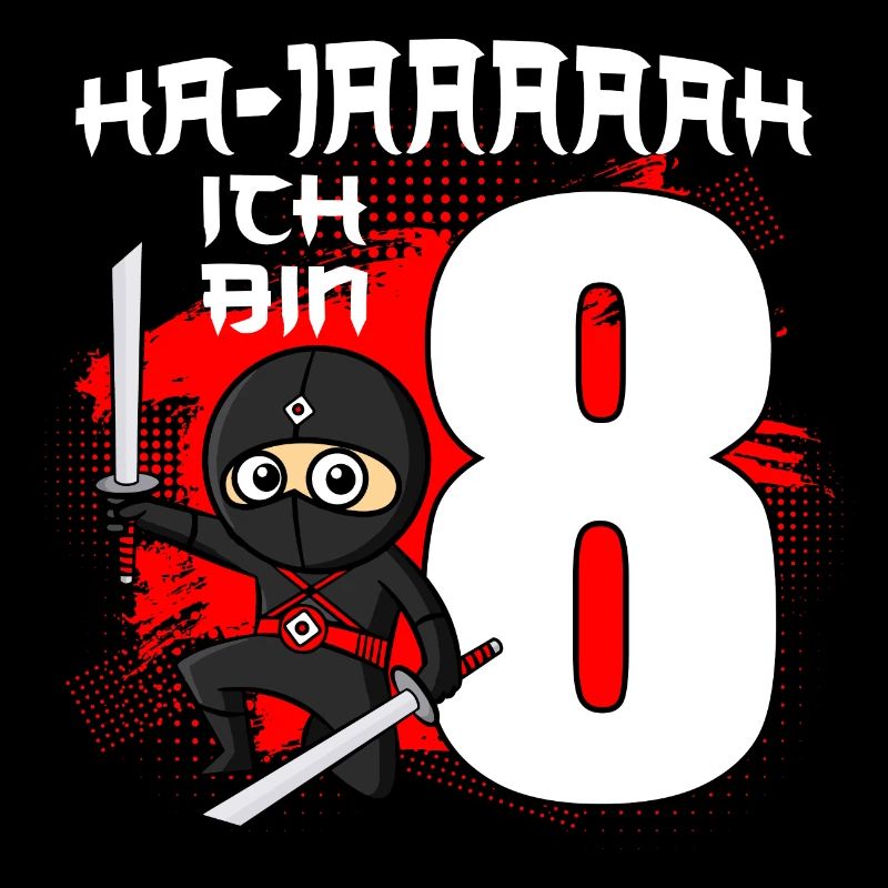 Ich Bin Schon 8 Ninja Junge 8 Jahre 8. Geburtstag