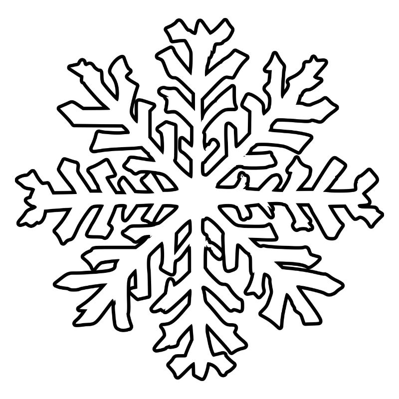 Snowflake Snow Winter Christmas Cold 05