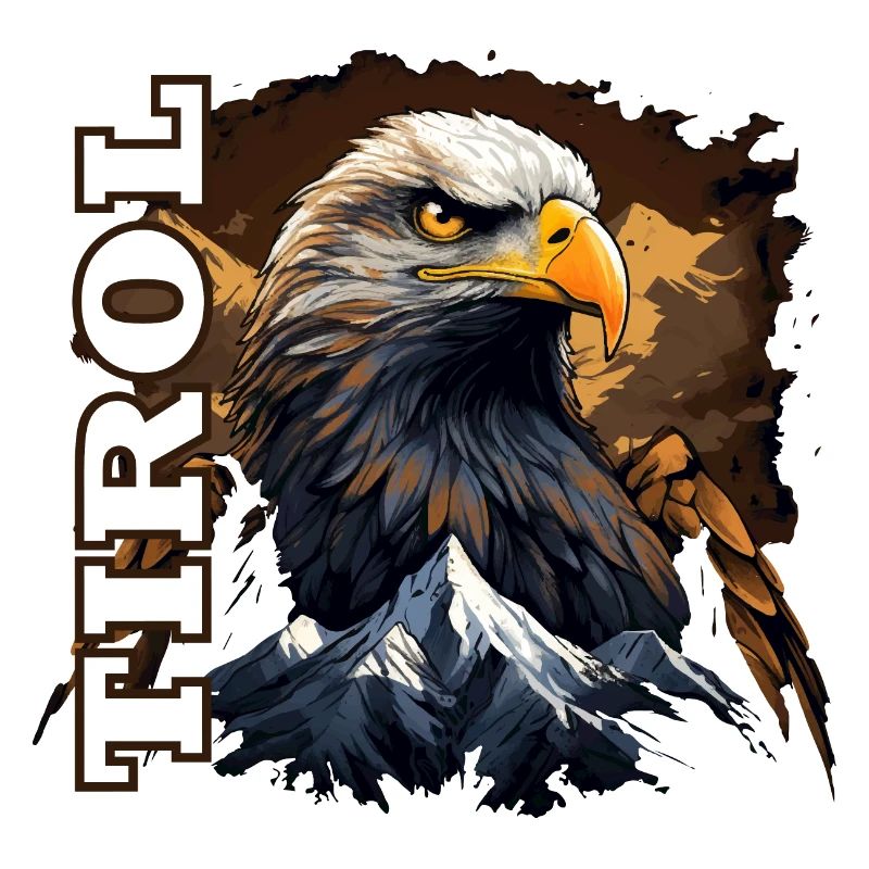 Tirol Design with Tyrolean Eagle & Mountain