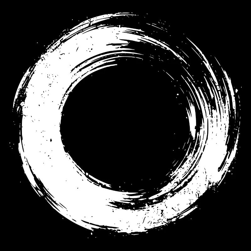 Circle Brushstroke Background
