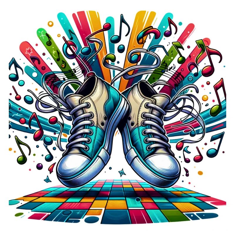Rhythm Steps: Verspielte Tanz-Sneaker