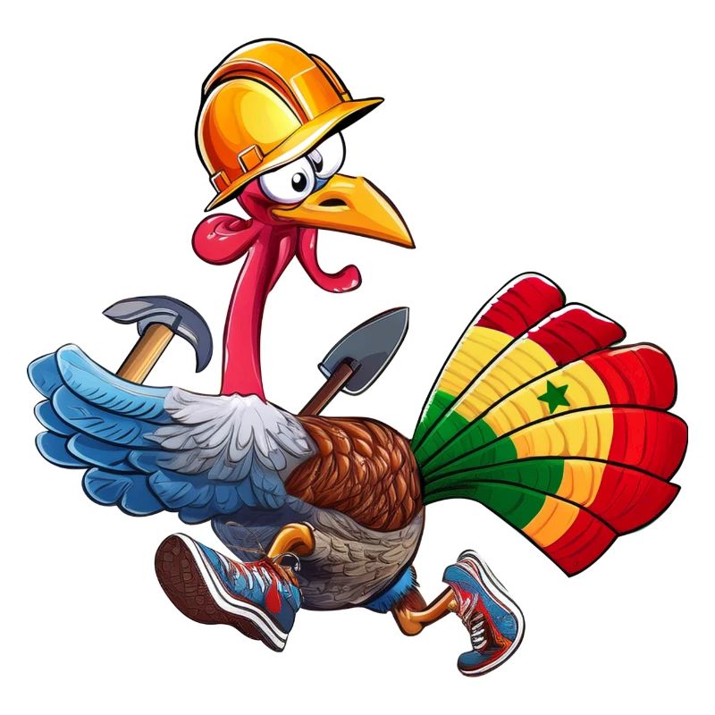 dinde coureuse constructrice Sénégale