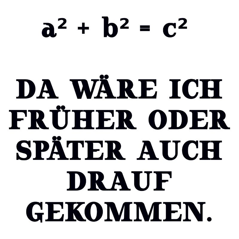 math mathematics funny gift idea Pythagoras