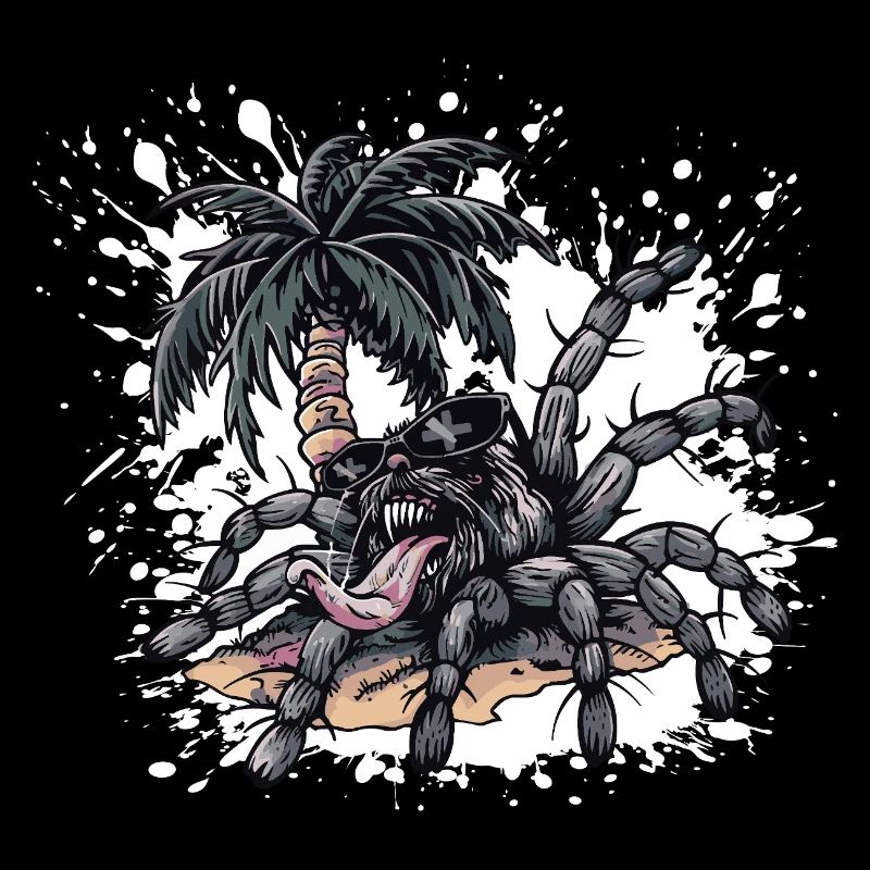 Tarantula Island Palm Tree