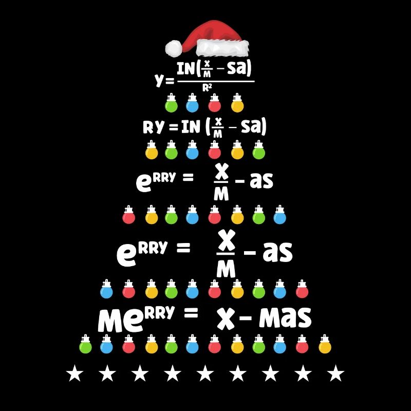 Math Arbre de Noël Math Formule Math Noël