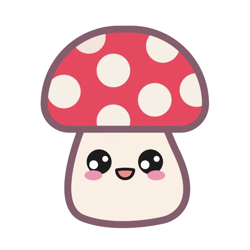 Toadstool Sweet Kawaii