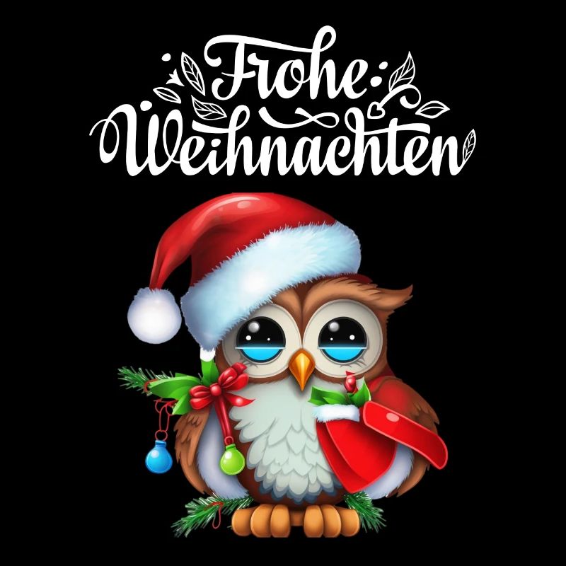 Frohe Weihnachten wünscht Euch eine süsse Eule