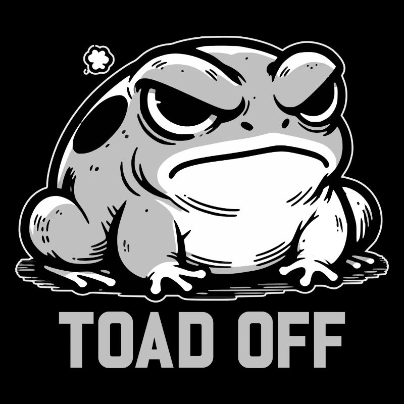 Vintage Frog Toad Meme Grumpy Frog Don't Toad Me