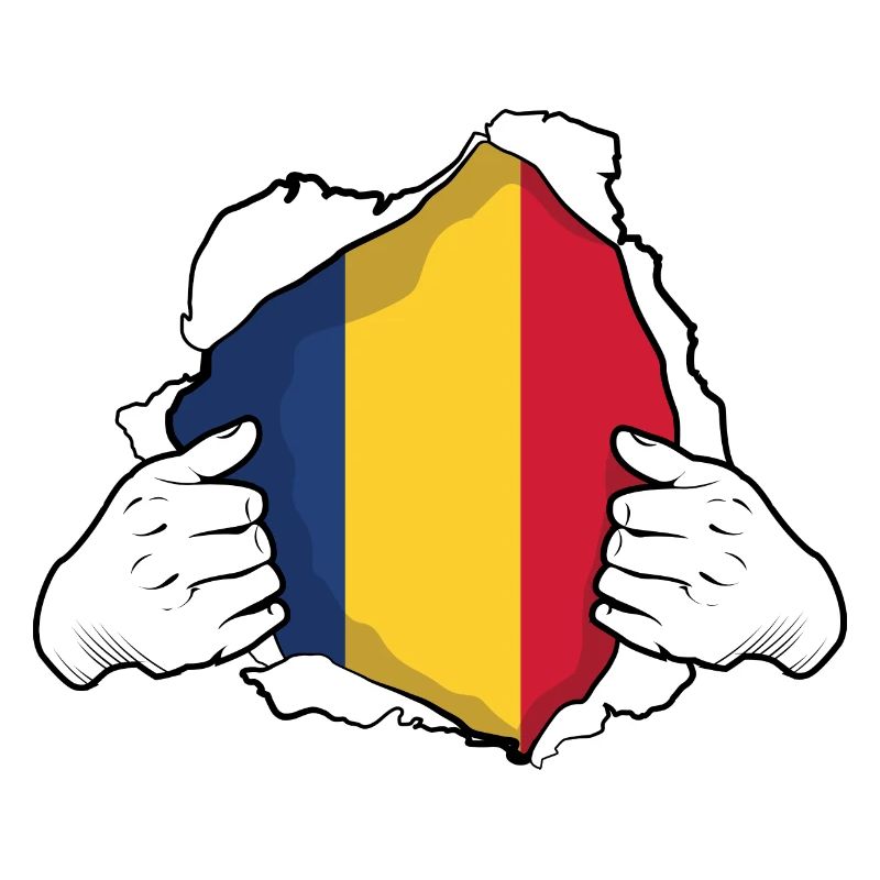 Drapeau de la Roumanie Idée de cadeau roumain roumain Cool