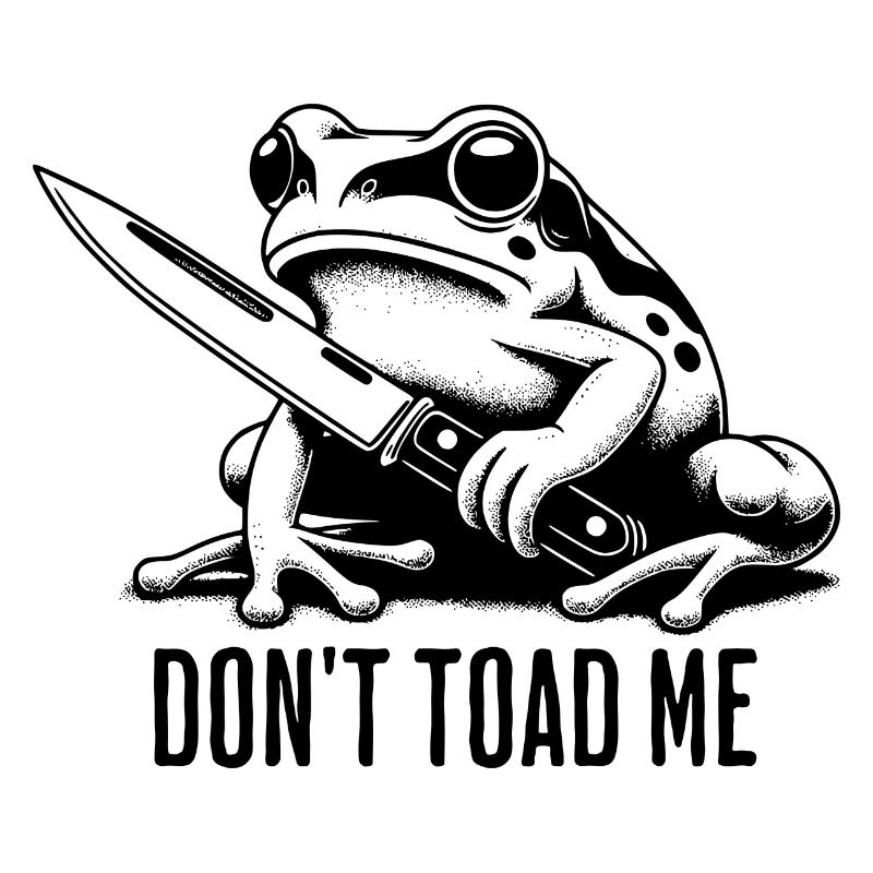 Vintage Frog Toad Meme Grumpy Frog Don't Toad Me
