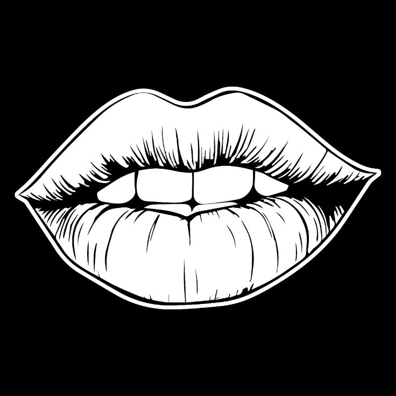 Lèvres, bouche, baisers lèvres