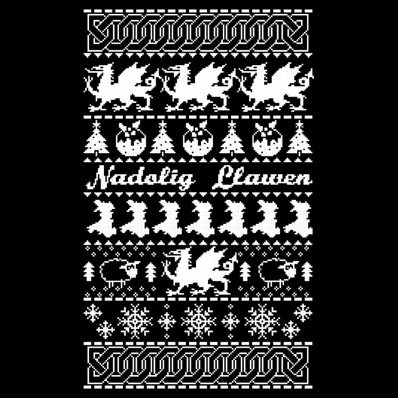 Walisischer Weihnachtspullover