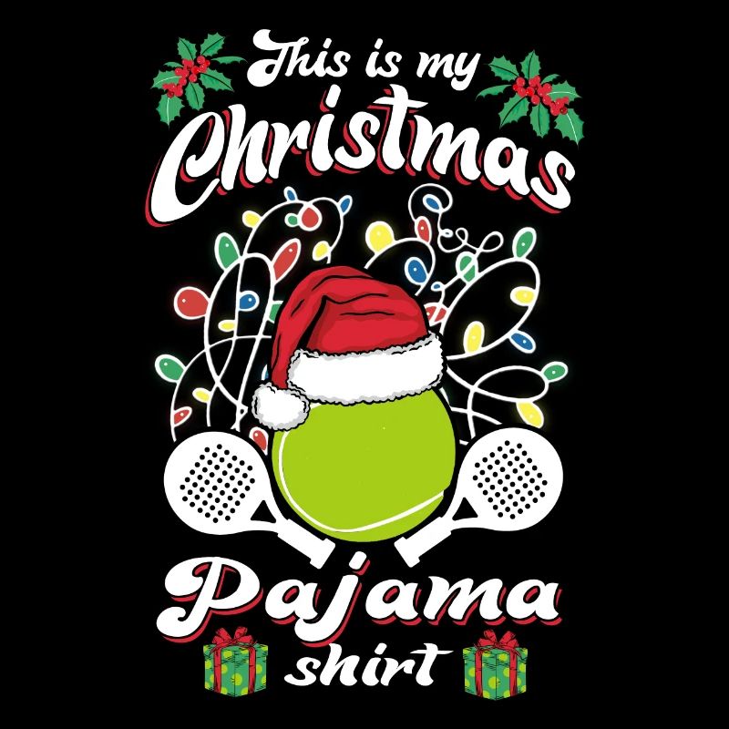 C’est ma chemise de pyjama Paddle Ball de Noël