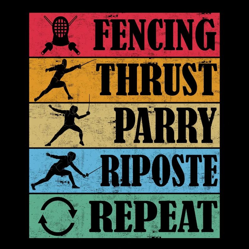 Fencing Thrust Parry Riposte Repeat