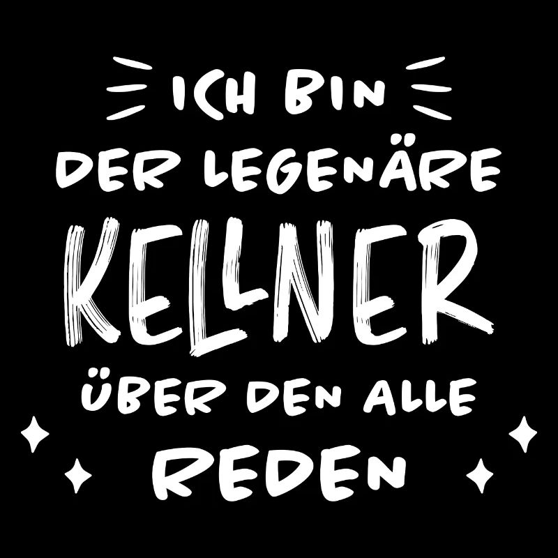 Kellner Lustige Spruch Service Restaurant Geschenk