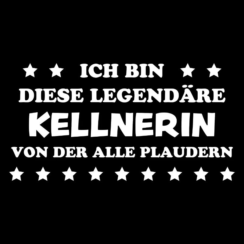 Kellnerin Lustig Spruch Serviererin Beruf Geschenk