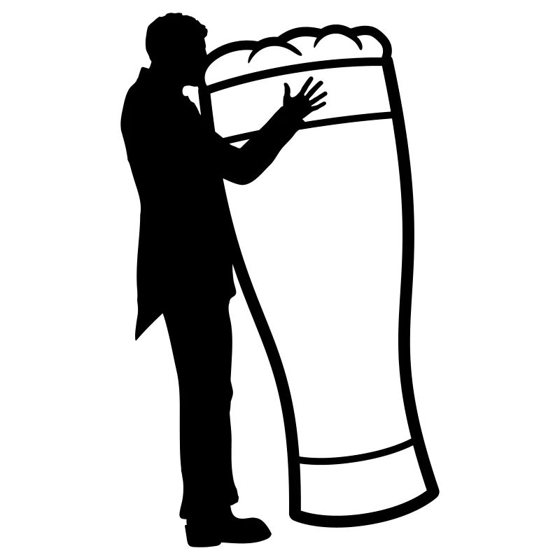 Hochzeit Bräutigam küsst Bier