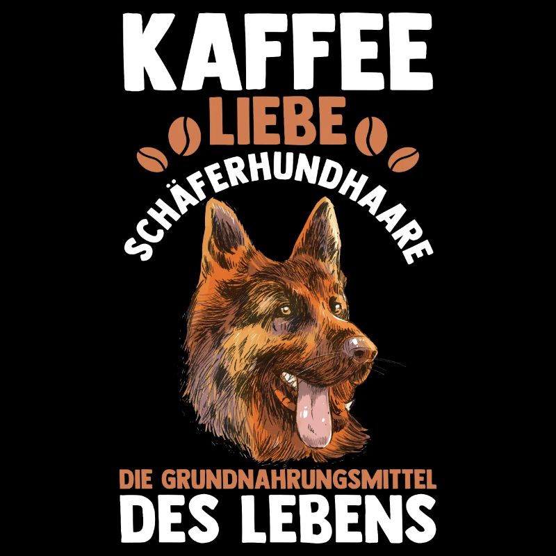 Kaffee Hund Deutscher Schäferhund