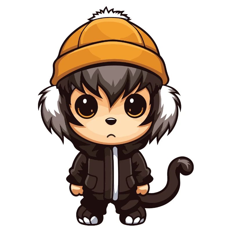 Monkey Winter Comic