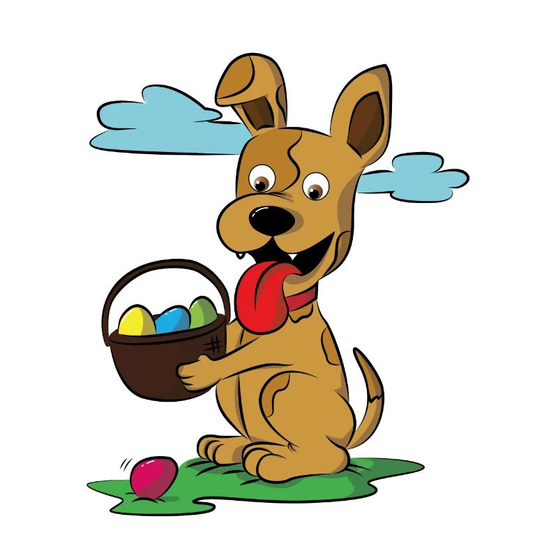 Funny Easter Dog Dog Easter Easter Eggs Easter Basket