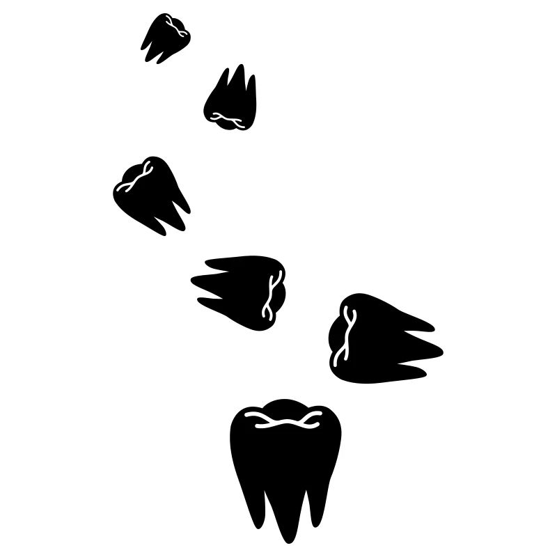 Symbole de l’icône de dent